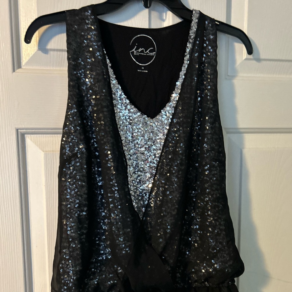 Sparkling overlay shirt